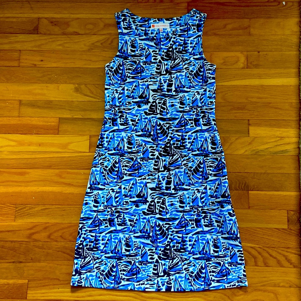 Jude Connally blue boats dress